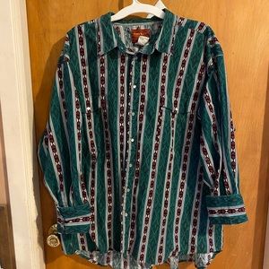 Vintage Wrangler Pearl snap